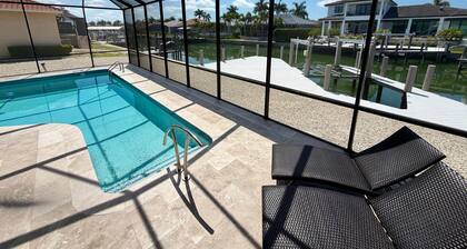 Waterfront 4BR Marco Island home with heated pool and wifi