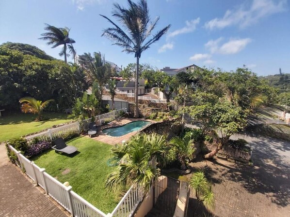 Blick von der Unterkunft