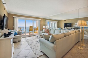 TV, DVD player - DAILY ACTIVITIES & LINENS INCLUDED*!!  Beautifully decorated, direct oceanfront, 2 bedroom , 2 bath condo is a vacationer's dream! (Ocean City)