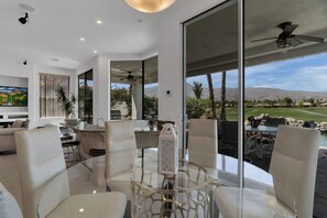 Dining - Enjoy 270 degrees of unobstructed, double fairway views at LQ107 (La Quinta)