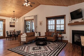 Unclassified image, 3 of 53, button - Peace on Birch*Hot Tub*ScreenPrch*Propane FP*Pet Friendly (Deep Gap)