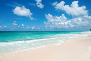 On the beach