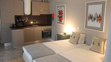 Apartamento básico, 1 quarto | 1 quarto, individualmente decorados, individualmente mobiliados