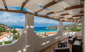 Deluxe Suite, Terrace, Sea View | Beach/ocean view - Hotel Punta Est (Arzachena)