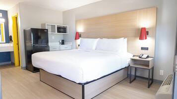 Studiolejlighed - 1 kingsize-seng - ikke-ryger | Skrivebord, arbejdsområde til bærbare computere, mørklægningsgardiner