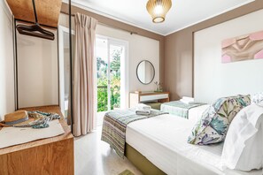 4 habitaciones, ropa de cama de alta calidad y decoración personalizada 