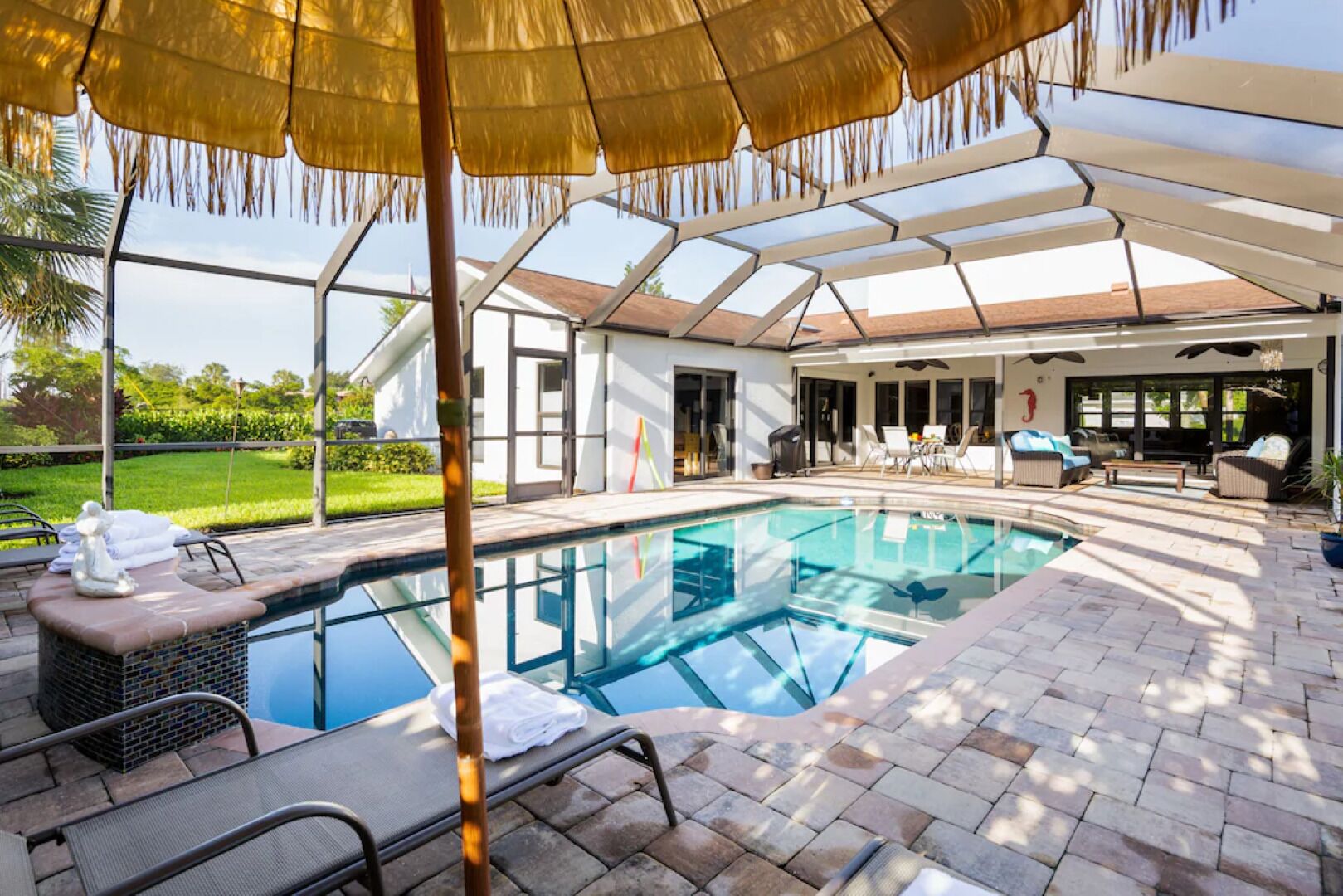NEW - Close to MERCATO & BEACH Designer Pool Home on Estate Lot! 3+bedrooms! 