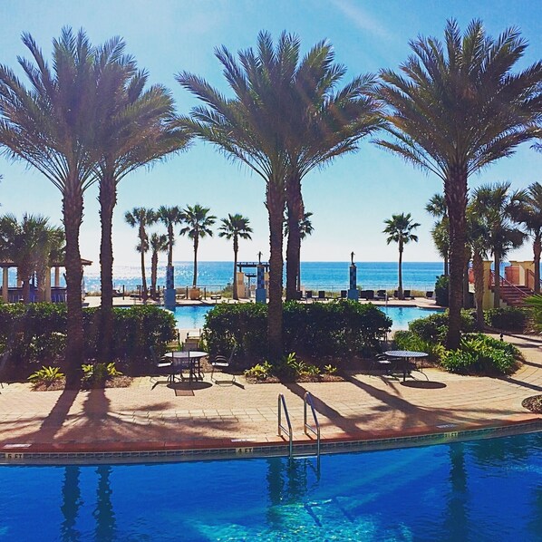 Indoor pool, outdoor pool