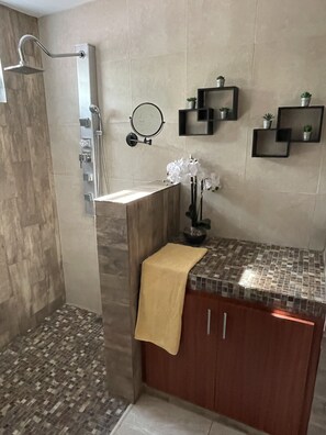 Shower, hair dryer, towels, soap - Family and quiet home to vacation and rest (Aguadilla Pueblo)