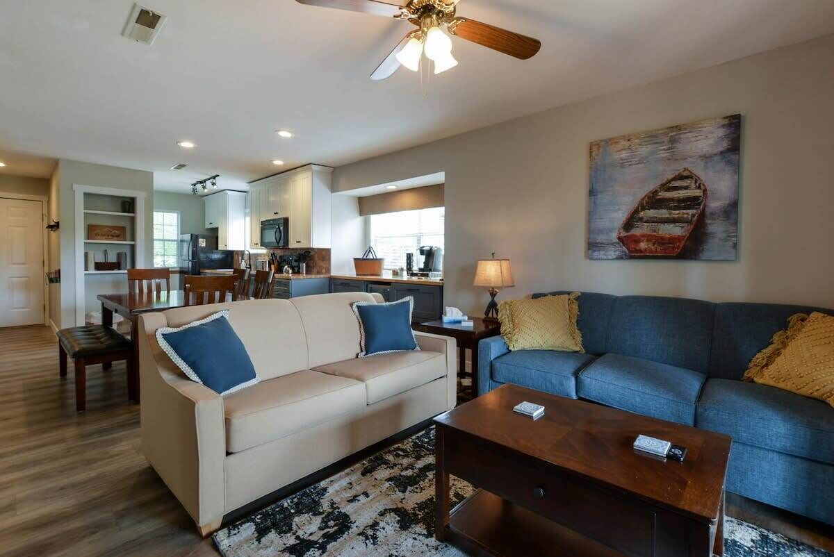 TV, fireplace, video games, offices