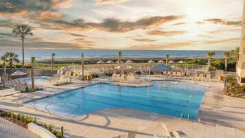 Indoor pool, outdoor pool