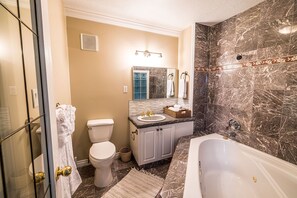 Ducha y bañera combinadas, bañera de hidromasaje y secador de pelo