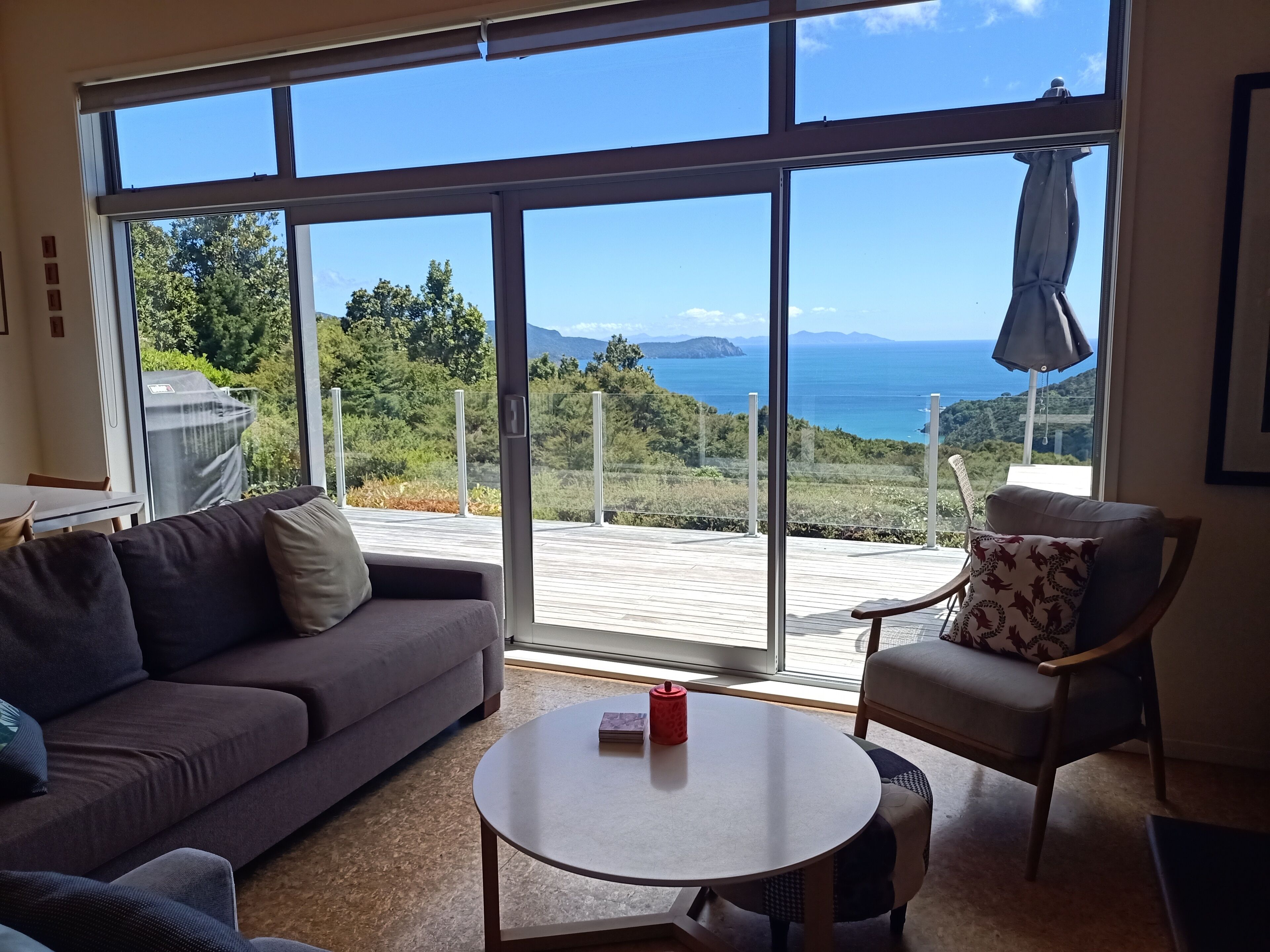 Smart-TV, Kamin, Bücher, Streaming-Dienste