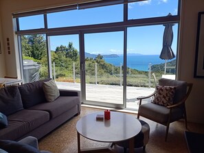 Älytelevisio, takka, kirjoja, suoratoistopalvelut