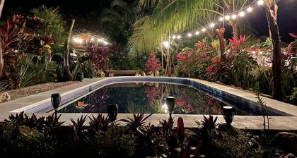 Rustic jungle lodge in a tranquil garden setting - Room 6 Family room