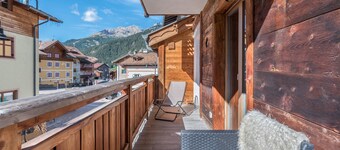 Apartamento de vacaciones "Ciasa" con vistas a la montaña, Wi-Fi y 2 balcones