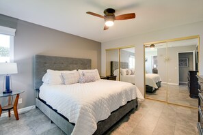 2 chambres, fer et planche à repasser, accès Internet, draps fournis