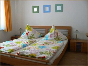 2 bedrooms, travel cot, WiFi, bed sheets - Wohnung Witt Kliff zur Inselseite mit 2 Schlafzimmern - Ferienhaus Frier (Helgoland)