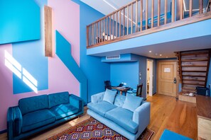 Duplex | Premium bedding, down comforters, memory foam beds, minibar - Limehouse Library Hotel (London)