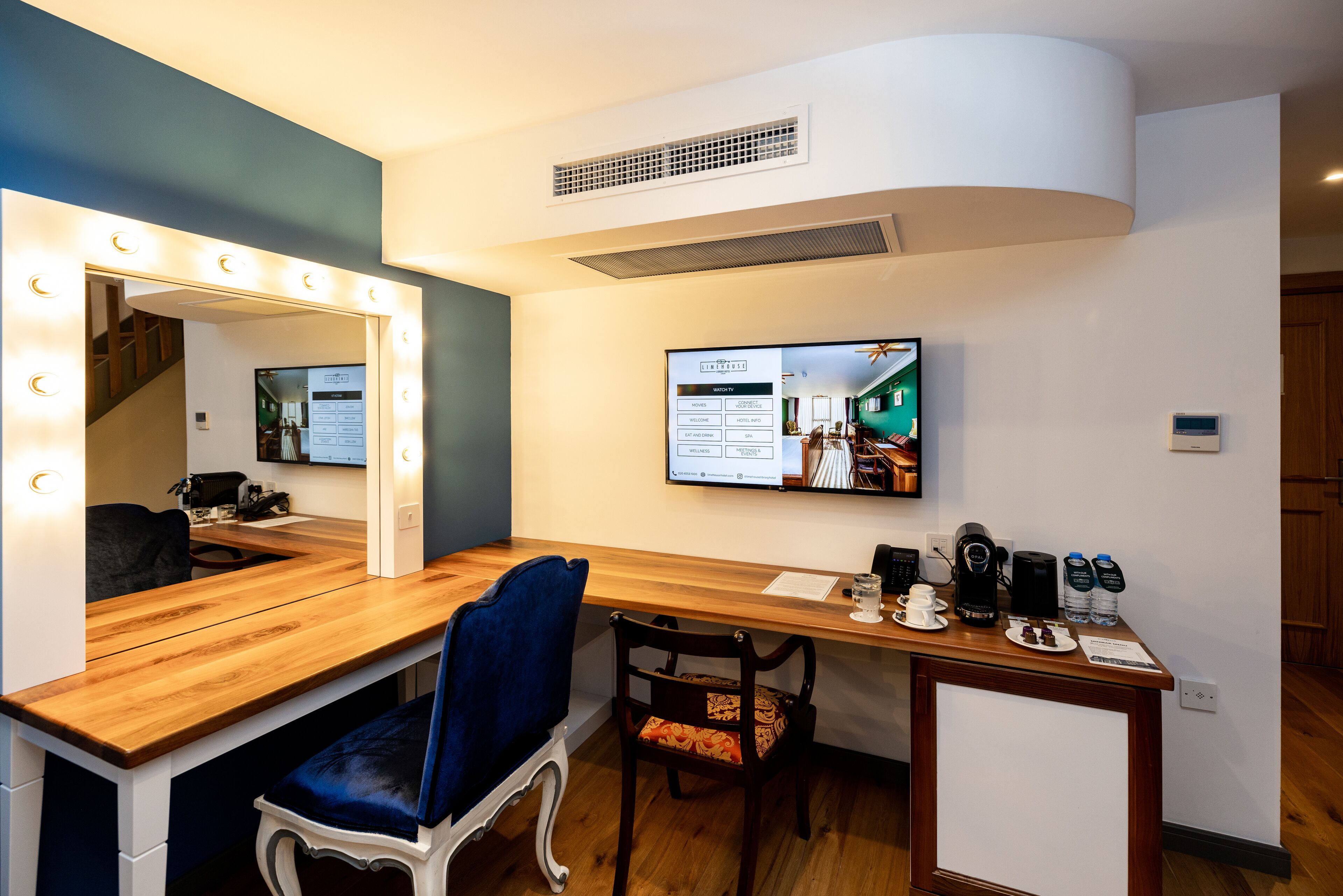 duplex | living area | 40-inch smart tv with satellite channels, tv, pay films