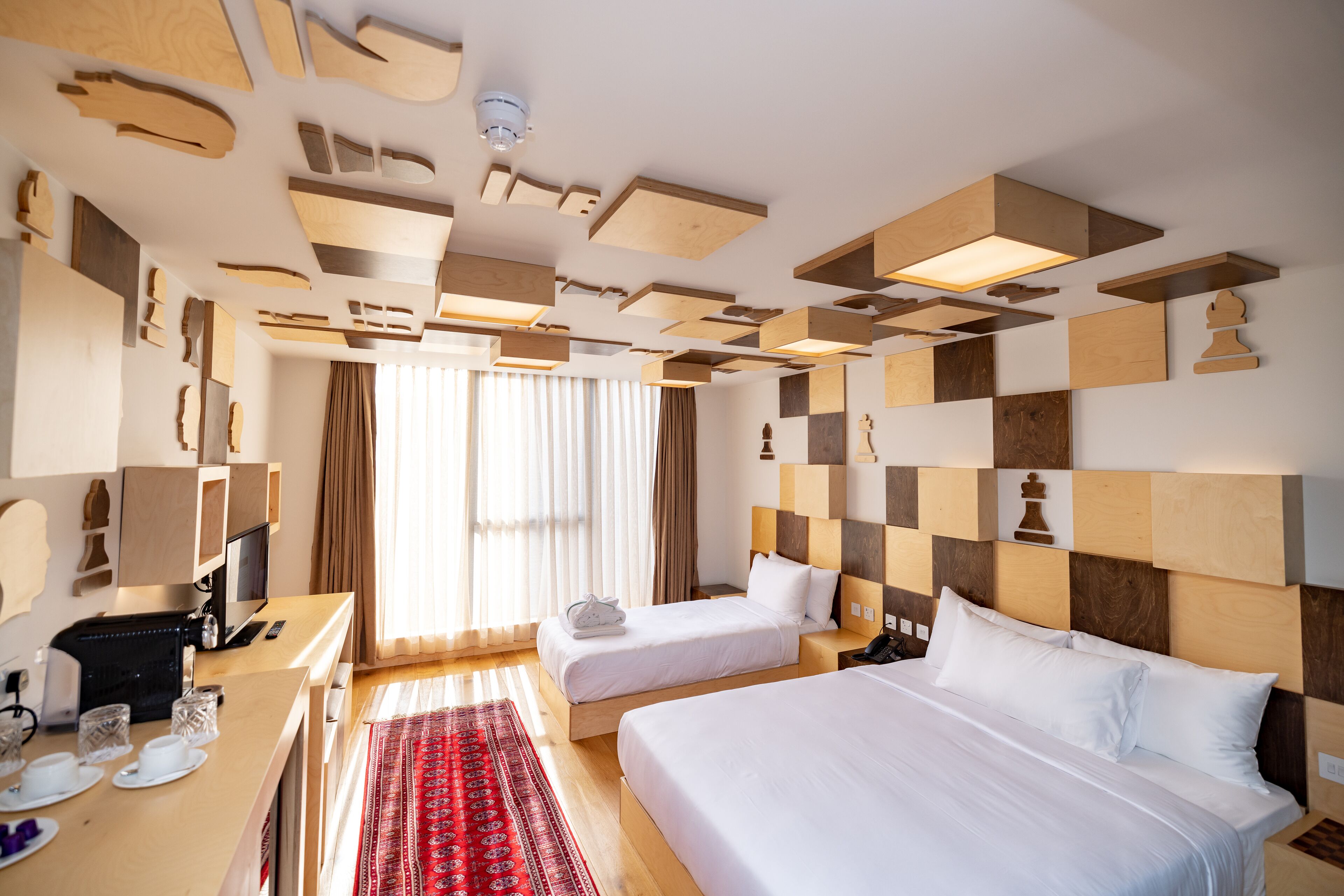 Family Room | Premium bedding, down comforters, memory foam beds, minibar