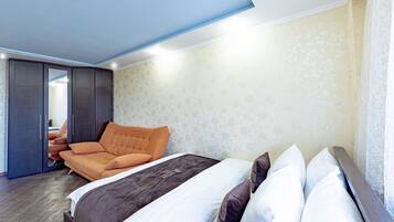Comfort-Apartment | 1 Schlafzimmer, Bügeleisen/Bügelbrett, kostenloses WLAN