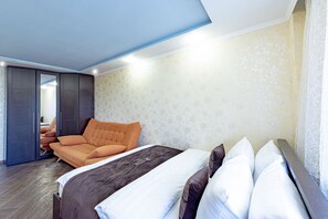 Comfort-Apartment | 1 Schlafzimmer, Bügeleisen/Bügelbrett, kostenloses WLAN