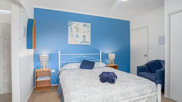 3 sovrum, skrivbord, strykjärn/strykbräda och gratis wi-fi