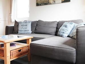 Fernseher, Kamin