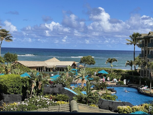 Indoor pool, outdoor pool - ⭐️⭐️⭐️⭐️⭐️ 5-Star Waipouli Beach Resort Amazing Ocean view from every room  (Kapaʻa)