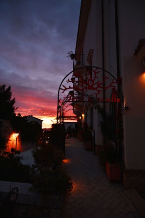 Entrada de la propiedad