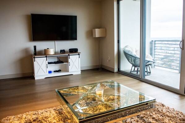 Smart TV, video games, stereo, offices