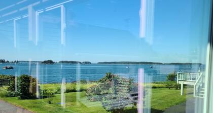 Come enjoy oceanview in a lobsterfishing community at our Moosabec Reach home.