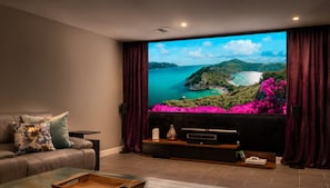 Skip the crowds and host a private movie night in your own full-screen theater setup. - Home Theater | Private Pool | Hot Tub | Mini Golf (Scottsdale)