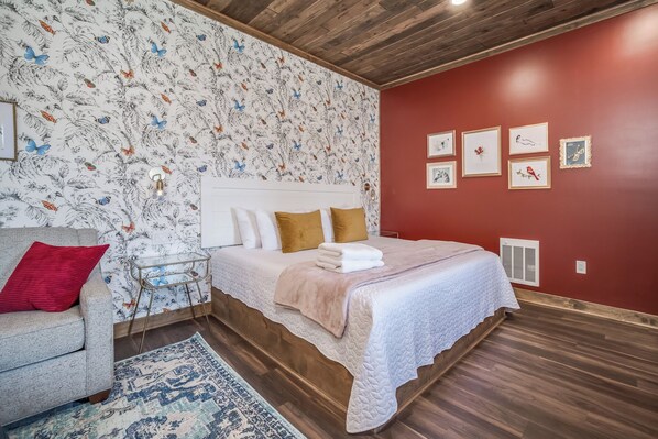 1 Schlafzimmer, Schreibtisch, Bügeleisen/Bügelbrett, WLAN