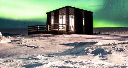 Afternoon cottages near Hella, Hekla & Landmannalaugar