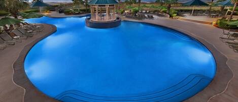 Indoor pool, outdoor pool