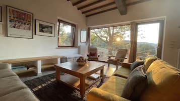 Smart-TV, DVD-Player, Tischtennisplatte, Bücher