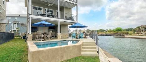 Udendørs pool, opvarmet pool