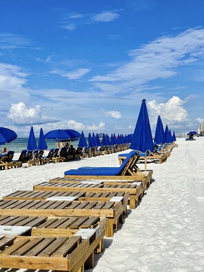 On the beach
