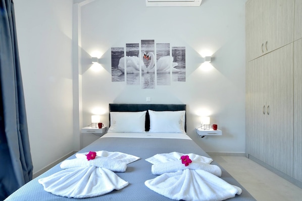 Villa | 2 chambres, fer et planche Ă repasser, Wi-Fi gratuit, draps fournis