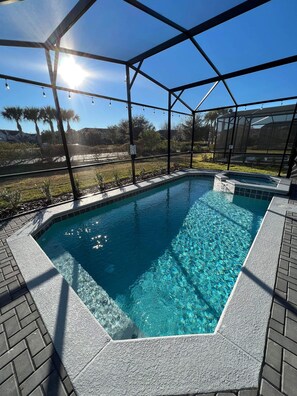 Pool - Modern, 6 bed south facing luxury villa. (Davenport)