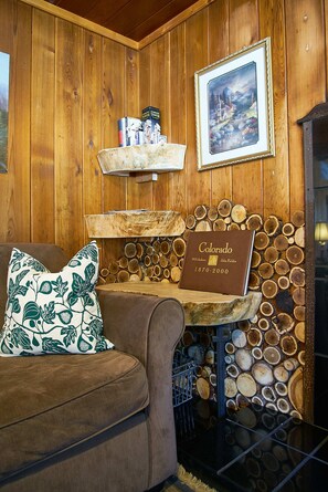 Interior - It's time for fall colors, stay in this cabin in the woods.  (Bayfield)