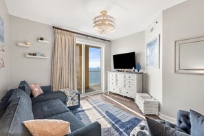 Smart TV, DVD player - "Shore Beats Work"  Beachfront Paradise,  Breathtaking Views,  Owner-Managed (Panama City Beach)