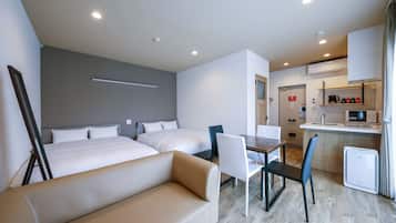 Habitación Deluxe con 2 camas individuales, para no fumadores (check-in is not available after 11PM) | Wifi gratis y ropa de cama