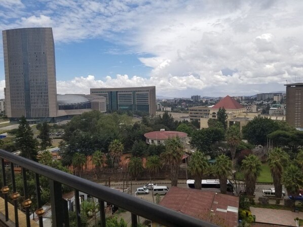 Udsigt fra overnatningsstedet