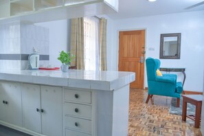 Lägenhet Superior | 1 sovrum, individuell inredning och arbetsyta för laptop