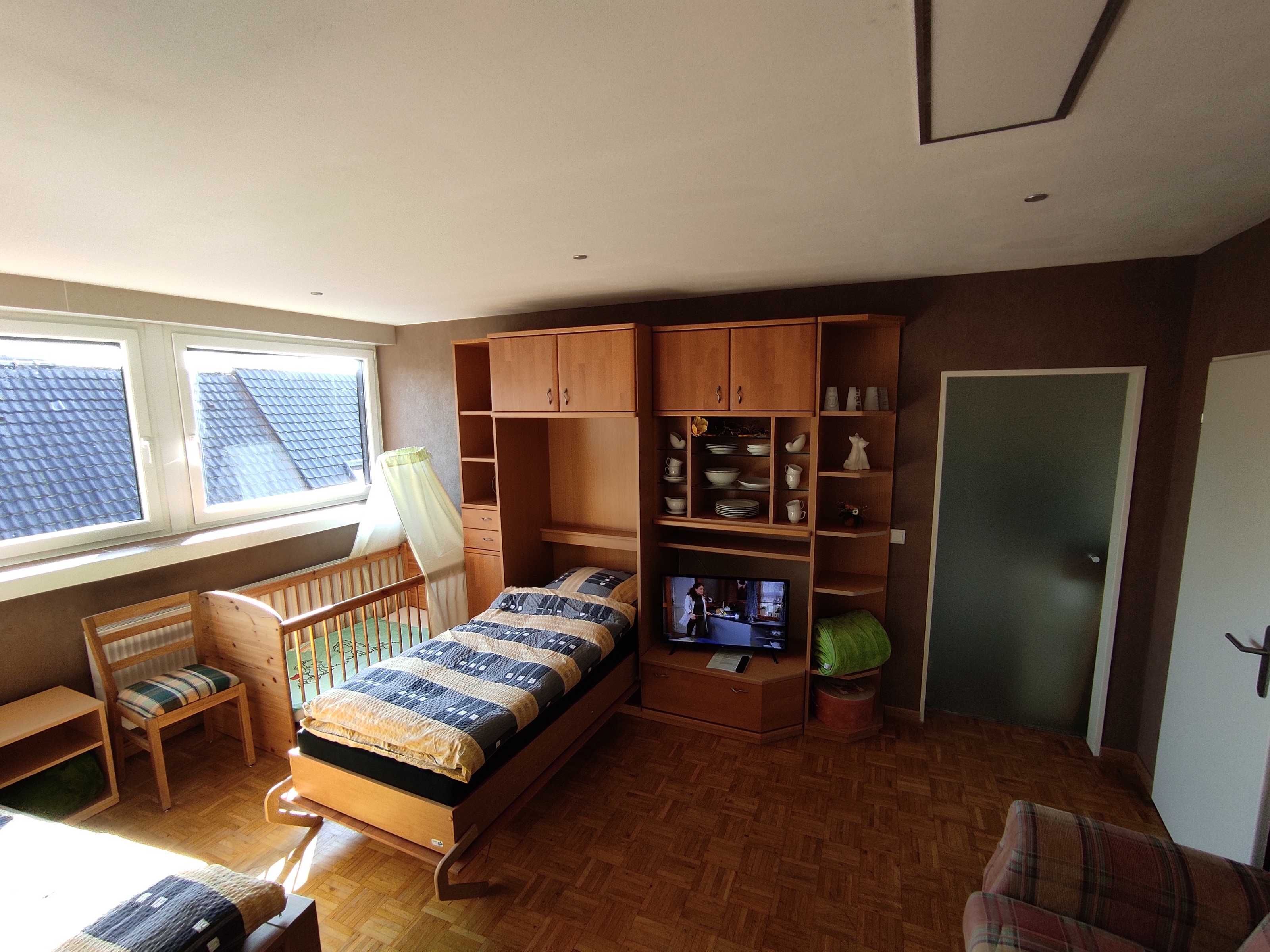 1 habitación, cuna de viaje, wifi y ropa de cama 