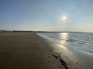 Vlak bij het strand