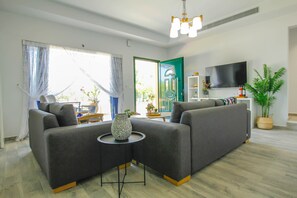 Family Villa | Living area | Smart TV, Netflix, streaming services